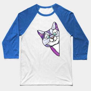 Cat peking Windows Baseball T-Shirt